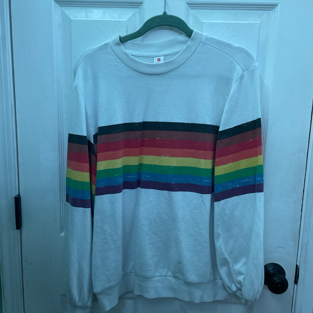 Rainbow Striped Sweater
